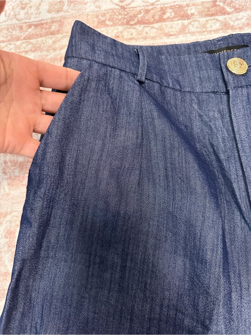 NWOT 🦋 Commense High Waisted Denim Pants - Picture 7 of 12